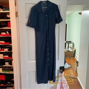 Women's Jean Button-Up Dress